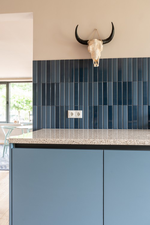 Blauw Blauwe keuken Kitchen Design 